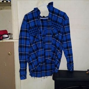 Forever 21 cropped flannel